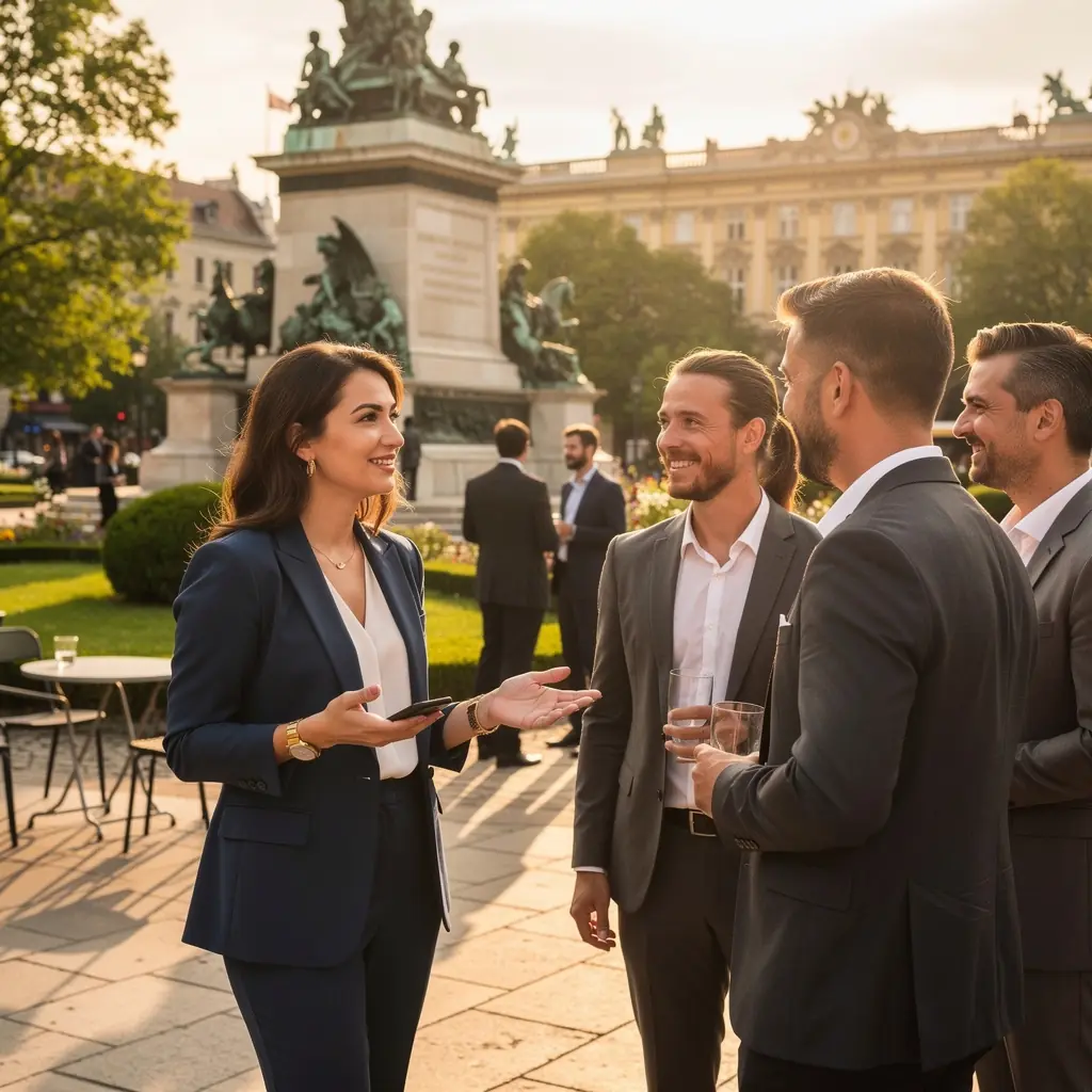 Egy ember kezében telefon, közösségi médián való aktív jelenlétet szimbolizál.