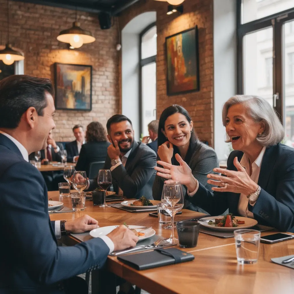 Egy színes grafikán a közösségi média ikonok láthatók, amelyek a digitális befolyás növelését szimbolizálják.