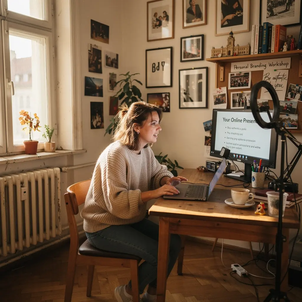 Egy színes grafikán a közösségi média ikonok láthatók, amelyek a digitális befolyás növelését szimbolizálják.